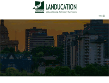Tablet Screenshot of landucation.com